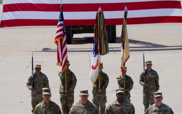79th Theater Sustainment Command change of command ceremony