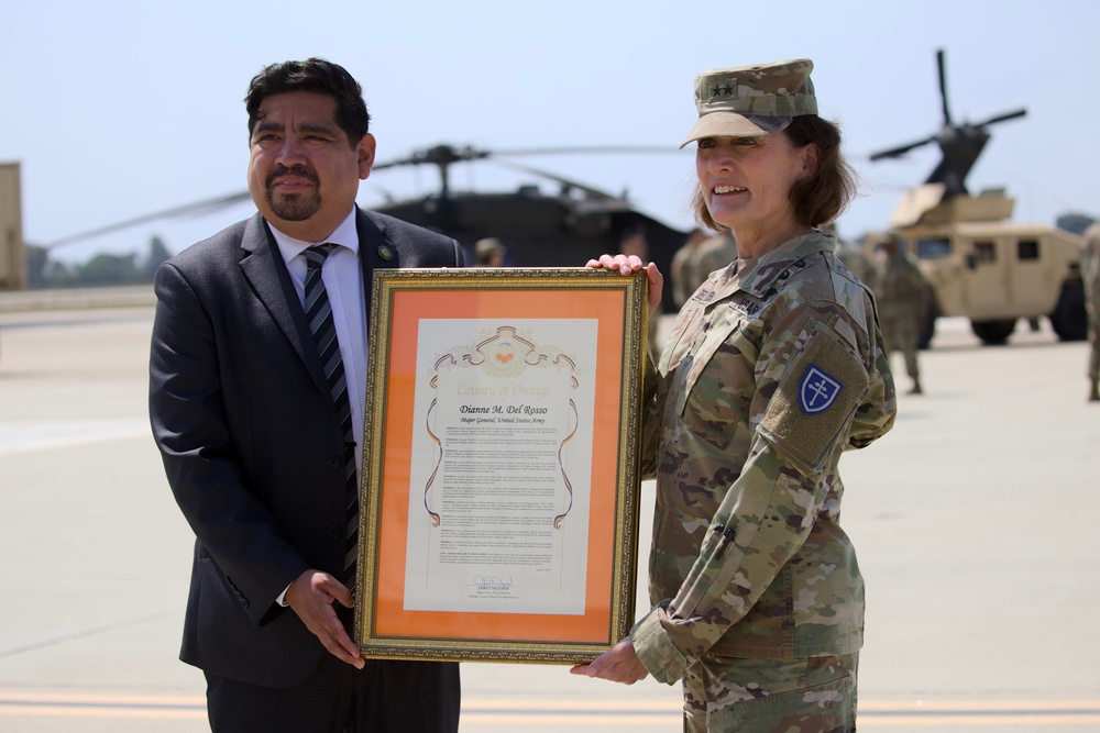 79th Theater Sustainment Command change of command ceremony