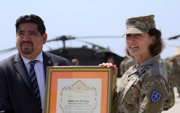 79th Theater Sustainment Command change of command ceremony