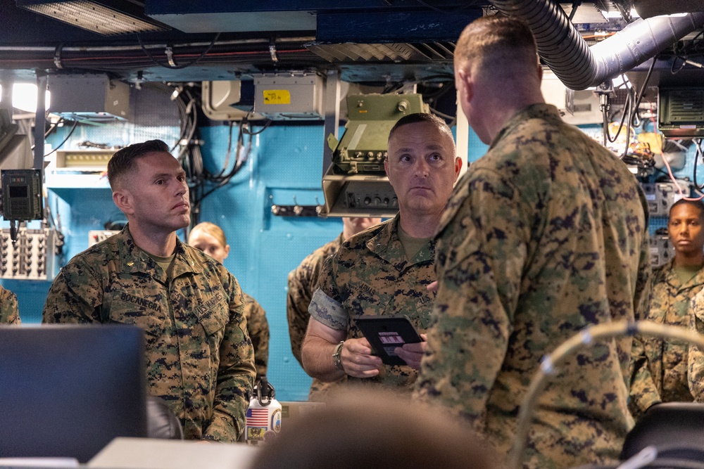 22nd MEU (SOC) | Brigadier Gen. Armas Visits IWOARG-22MEU(SOC)