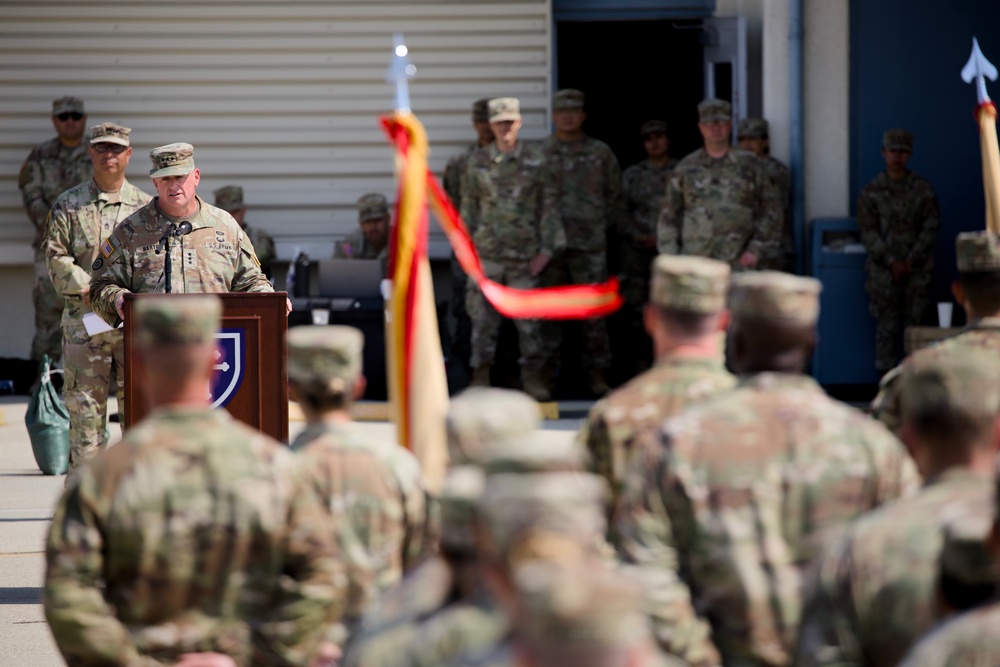 79th Theater Sustainment Command change of command ceremony