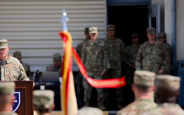 79th Theater Sustainment Command change of command ceremony