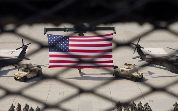 79th Theater Sustainment Command change of command ceremony