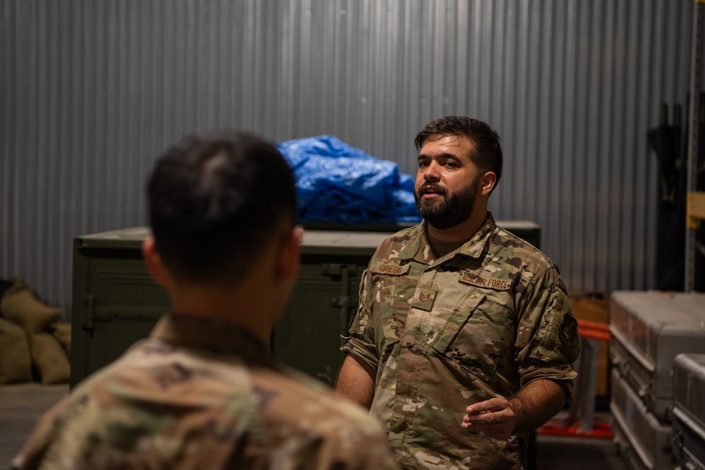 35th Force Support Squadron train with 137th SOW Air Commandos