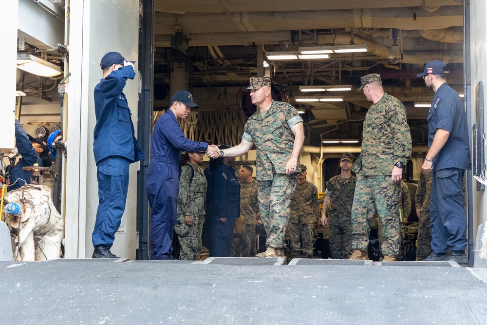 22nd MEU (SOC) | Brigadier Gen. Armas Visits IWOARG-22MEU(SOC)