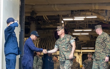 22nd MEU (SOC) | Brigadier Gen. Armas Visits IWOARG-22MEU(SOC)