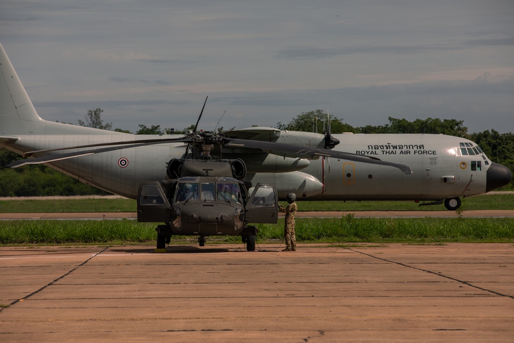 Folded to Flight: Washington National Guard UH60s undergo a maintenance test flight