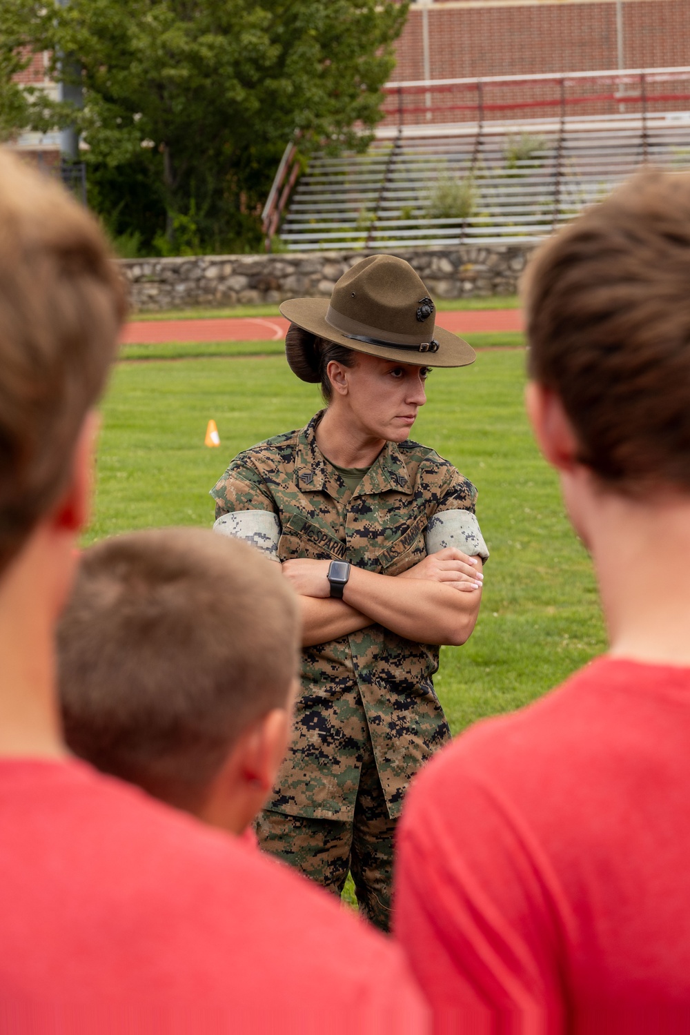 MCRC Challenges Hudson High School with the Combat Fitness Test