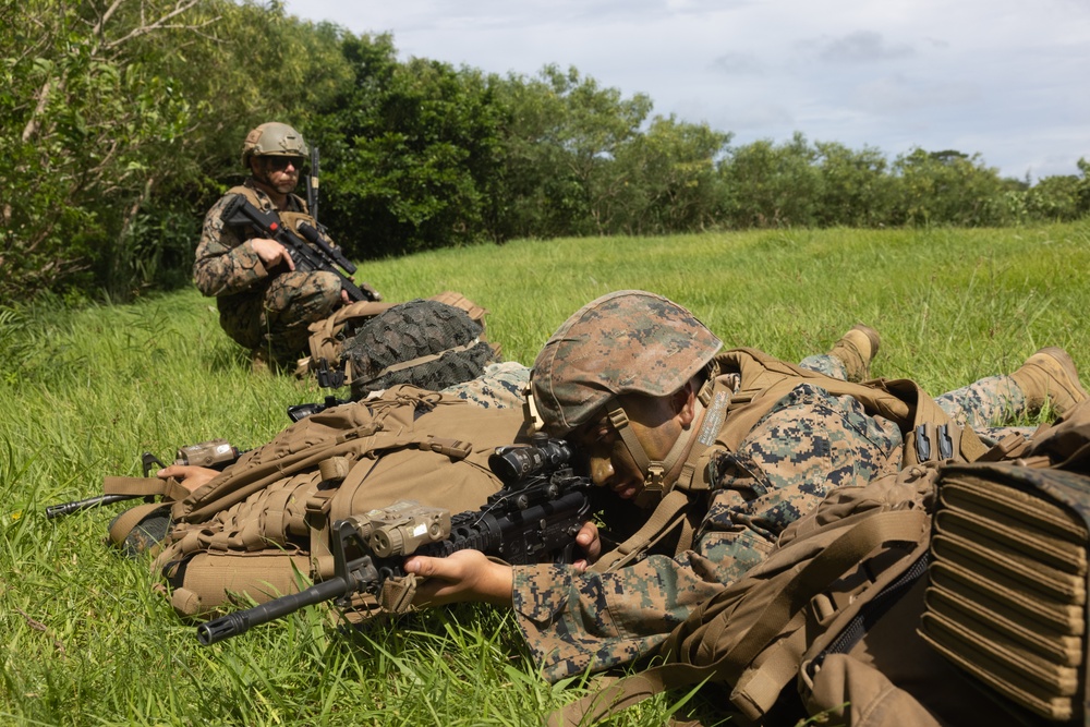 Company Level Alert Contingency MAGTAF Drill with Raid and Patrolling Exercise