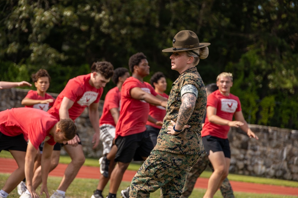 MCRC Challenges Hudson High School with the Combat Fitness Test