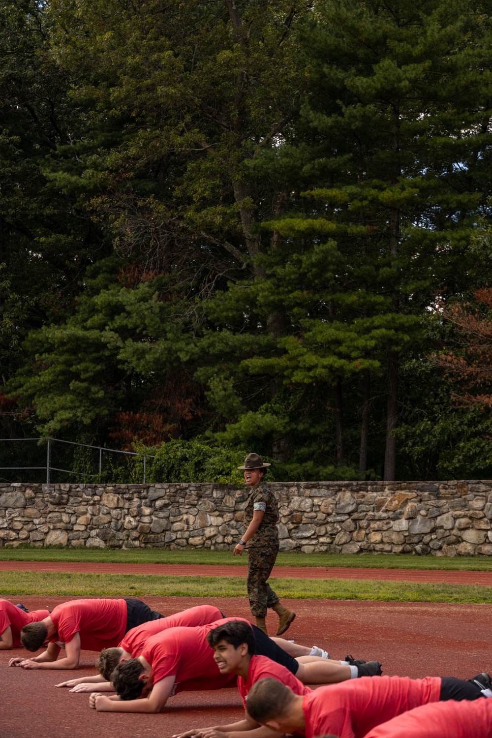 MCRC Challenges Hudson High School with the Combat Fitness Test
