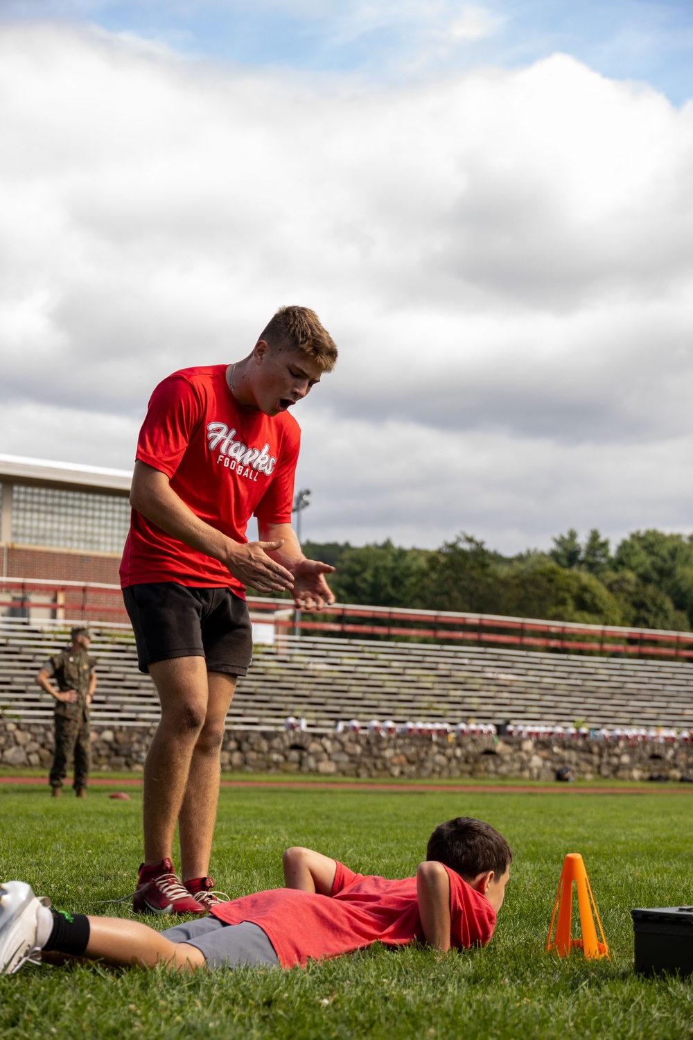 MCRC Challenges Hudson High School with the Combat Fitness Test