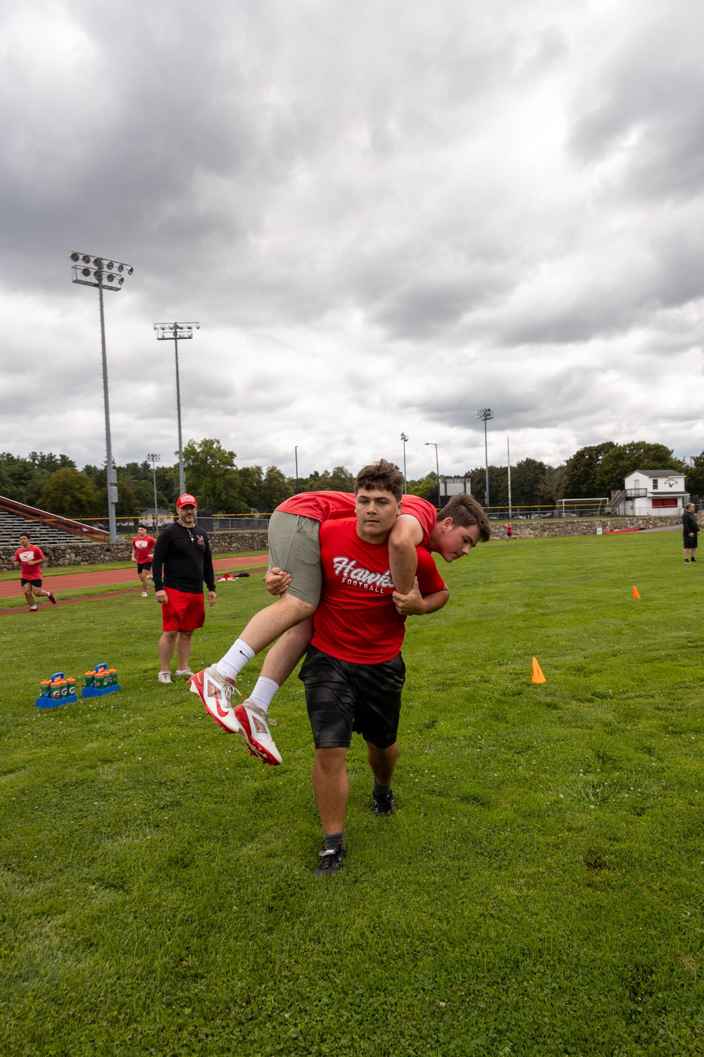 MCRC Challenges Hudson High School with the Combat Fitness Test