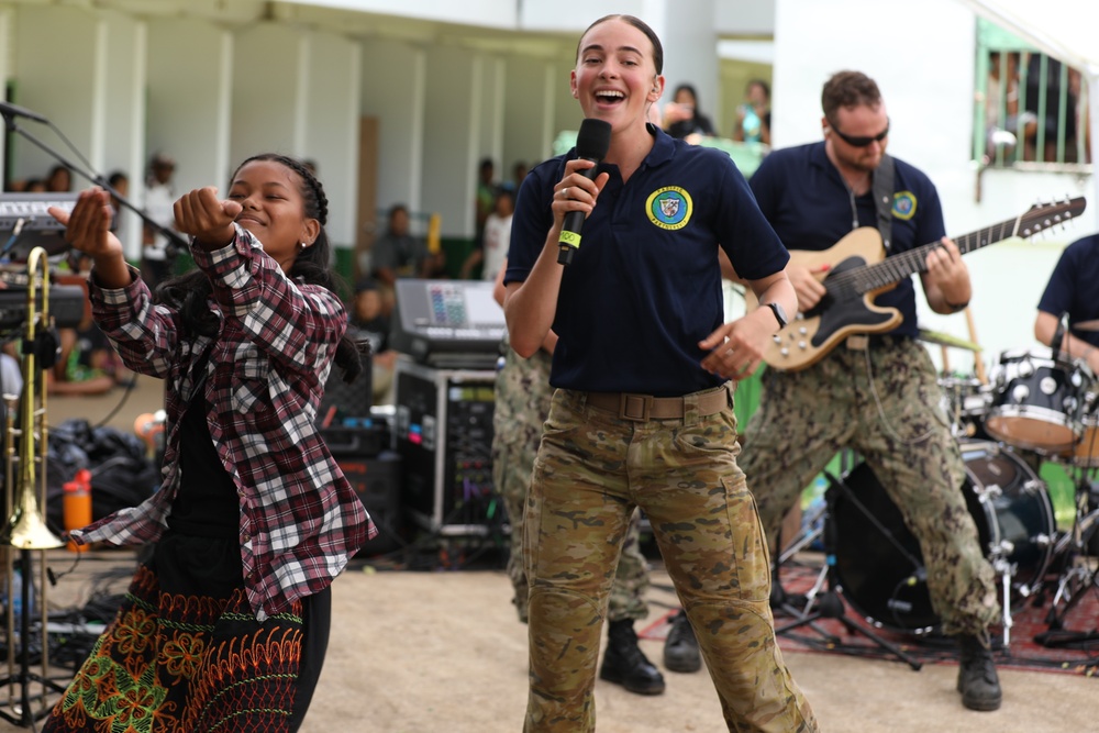 Pacific Partnership 2025 Hosts Interfaith Summit and Multinational Band Performance at Chuuk High School August 21, 2025