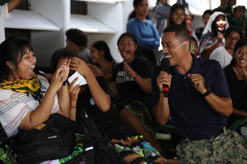 Pacific Partnership 2025 Hosts Interfaith Summit and Multinational Band Performance at Chuuk High School August 21, 2025