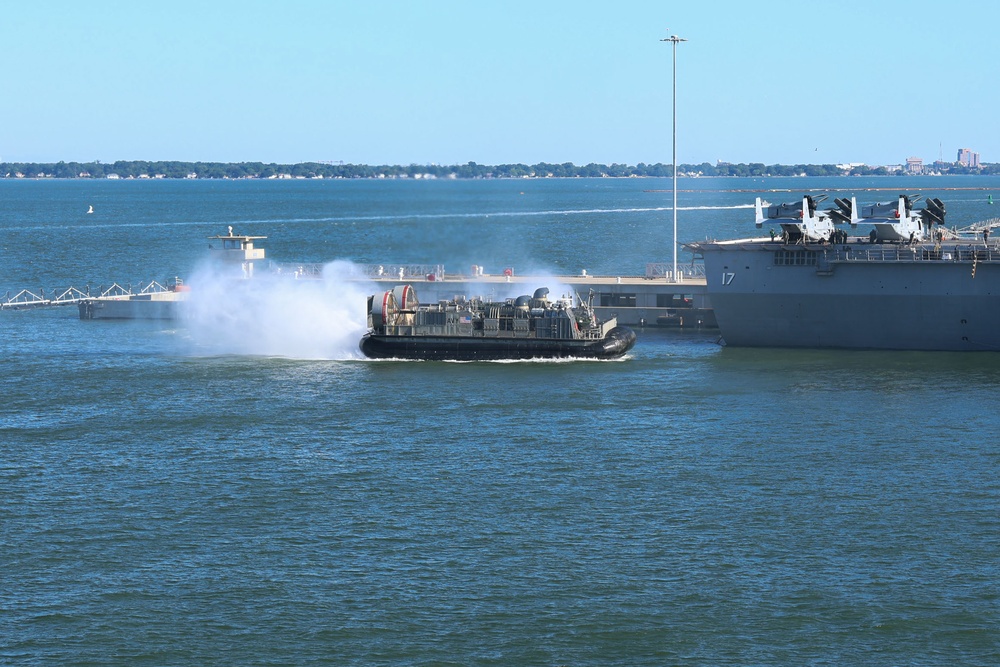 IWO ARG LCAC Operations at Naval Station Norfolk