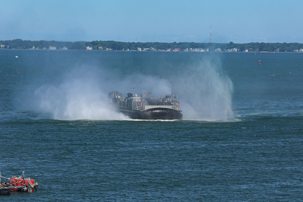 IWO ARG LCAC Operations at Naval Station Norfolk