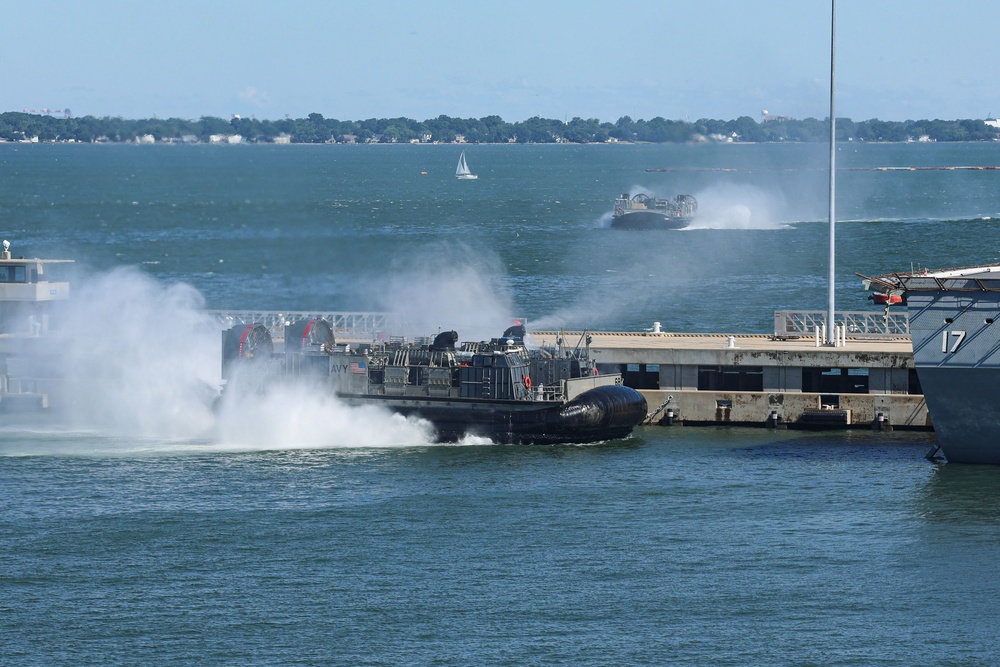 IWO ARG LCAC Operations at Naval Station Norfolk