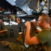 US Marines Simulated Fire Mission on USS Iwo Jima
