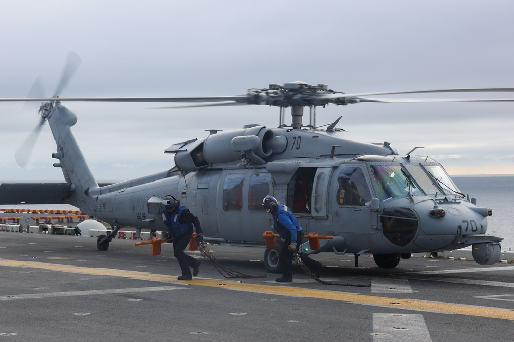 USS Iwo Jima Conducts Flight Operations