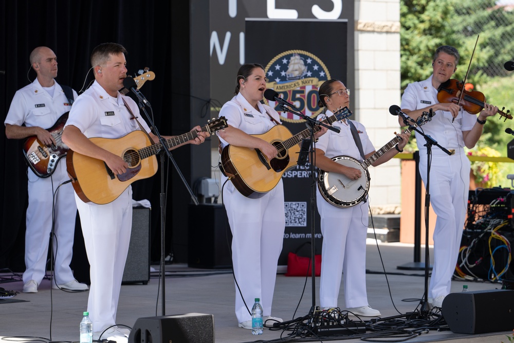 The Navy Band Country Current performs at the Minnesota State Fair