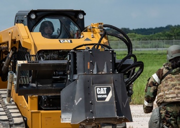51st CES Airmen demonstrate Rapid Airfield Damage Repair during Ulchi Freedom Shield 25