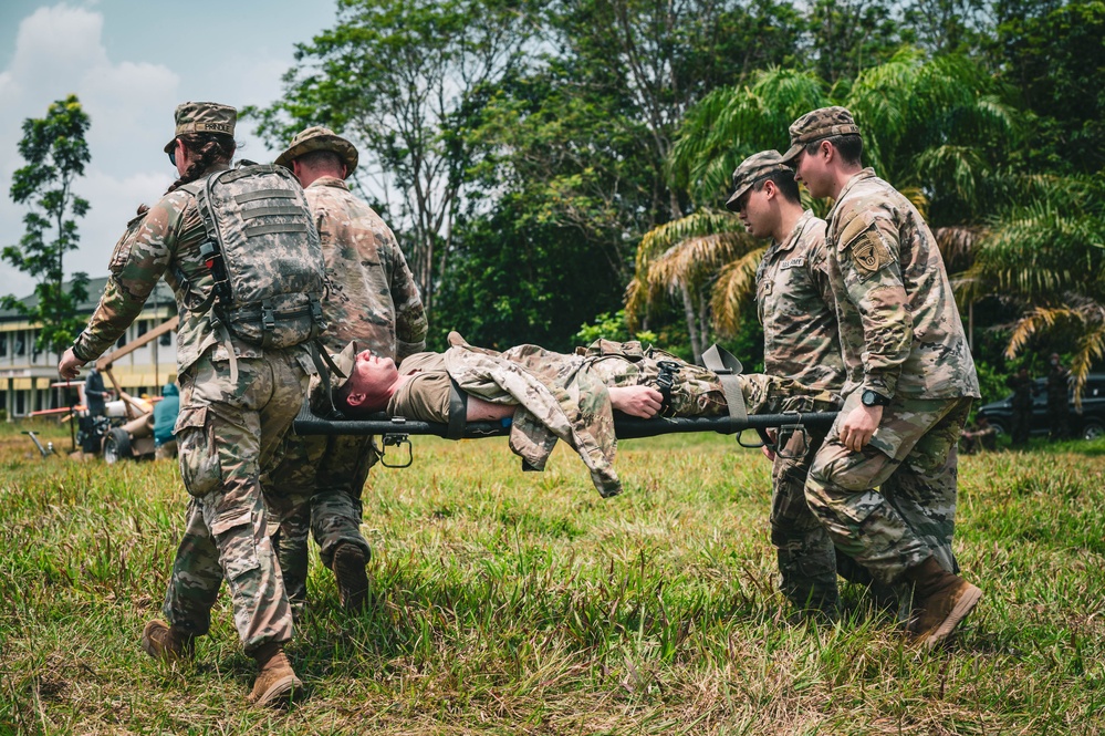 11th Airborne Division conducts MEDEVAC training during SGS 25