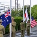 Yama Sakura 89 Ceremonial Flag Raising