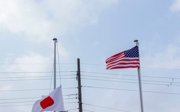 Yama Sakura 89 Ceremonial Flag Raising