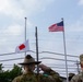 Yama Sakura 89 Ceremonial Flag Raising