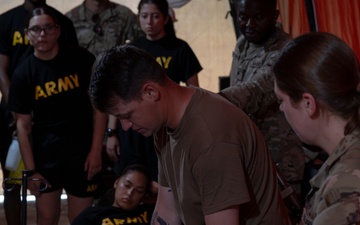 U.S. Army Trains on Blood Transfusion Techniques During Super Garuda Shield