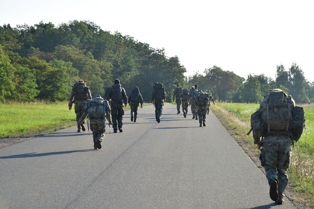 7th Army NCOA Participates in Ruck and Swim for GAFPB