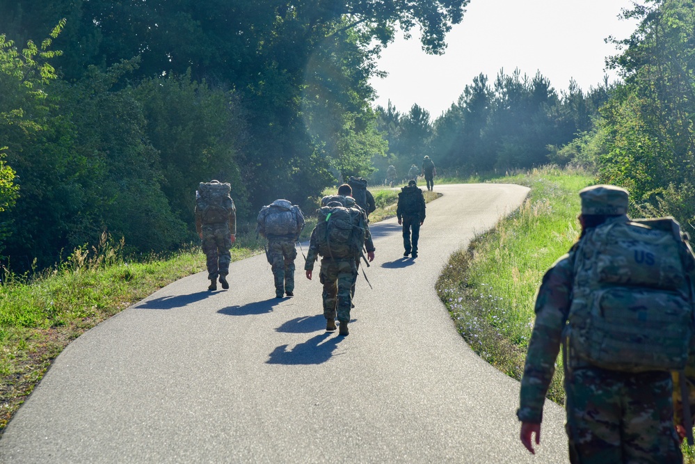 7th Army NCOA Participates in Ruck and Swim for GAFPB