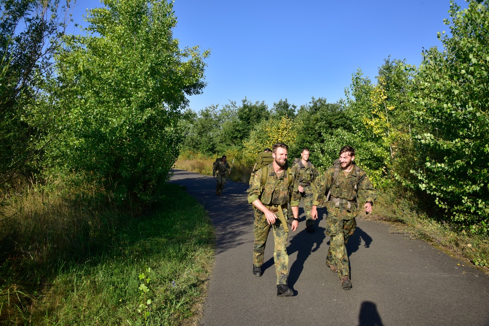7th Army NCOA Participates in Ruck and Swim for GAFPB