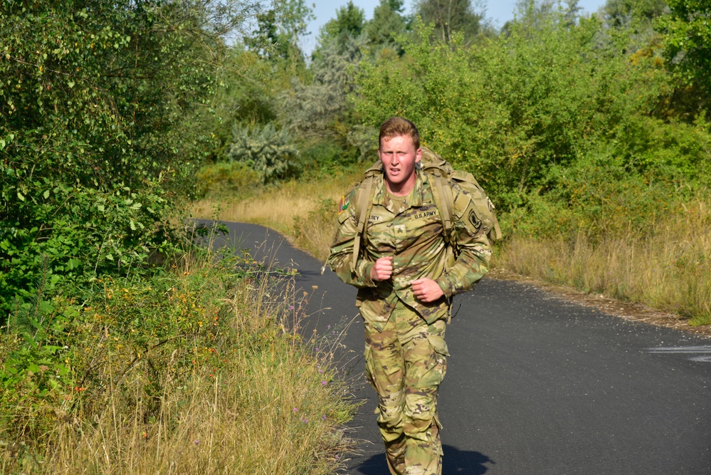 7th Army NCOA Participates in Ruck and Swim for GAFPB