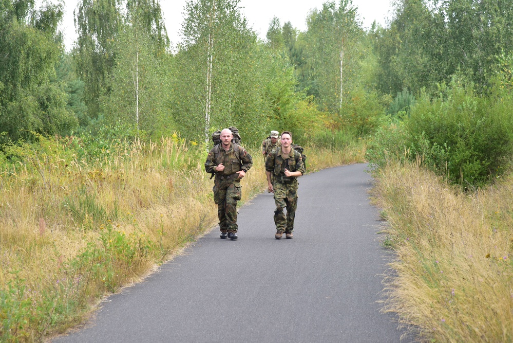 7th Army NCOA Participates in Ruck and Swim for GAFPB