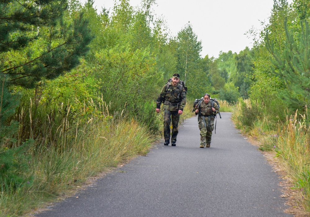 7th Army NCOA Participates in Ruck and Swim for GAFPB