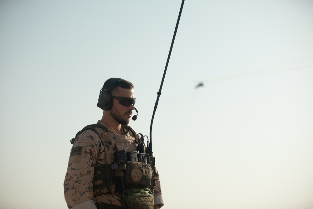Estonian Defense Forces train with Task Force Nighthawk in an Apache Live Fire Exercise