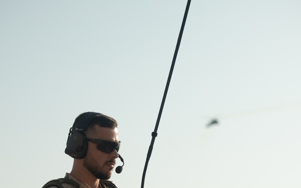 Estonian Defense Forces train with Task Force Nighthawk in an Apache Live Fire Exercise