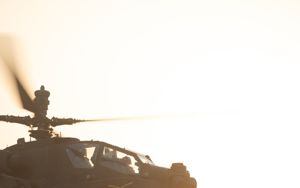 Estonian Defense Forces train with Task Force Nighthawk in an Apache Live Fire Exercise