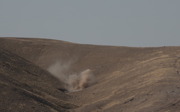 Estonian Defense Forces train with Task Force Nighthawk in an Apache Live Fire Exercise