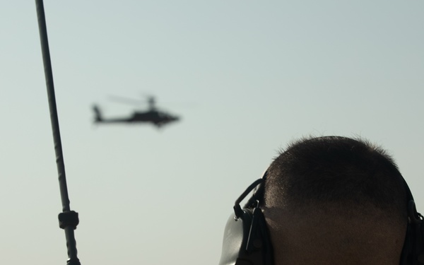 Estonian Defense Forces train with Task Force Nighthawk in an Apache Live Fire Exercise