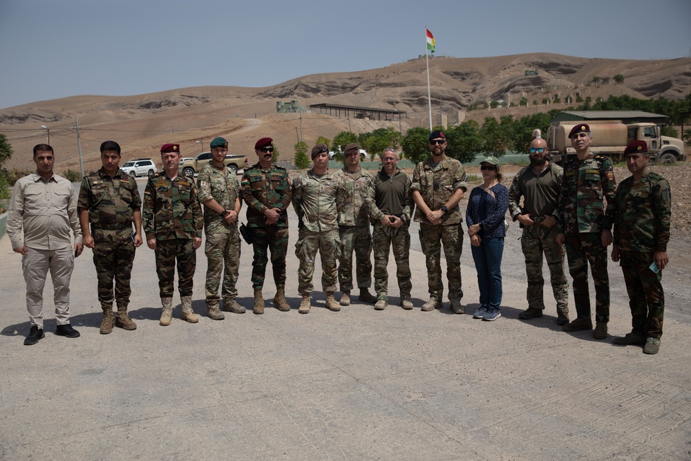 Joint Operation Coalition Advisory Team meets with Ministry of Peshmerga Affairs leadership in Ammo Warehouse Key Leadership Engagement meeting