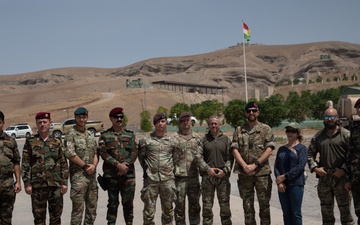 Joint Operation Coalition Advisory Team meets with Ministry of Peshmerga Affairs leadership in Ammo Warehouse Key Leadership Engagement meeting