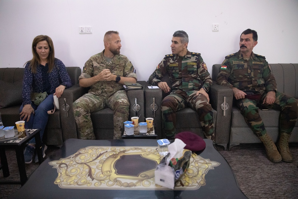 Joint Operation Coalition Advisory Team meets with Ministry of Peshmerga