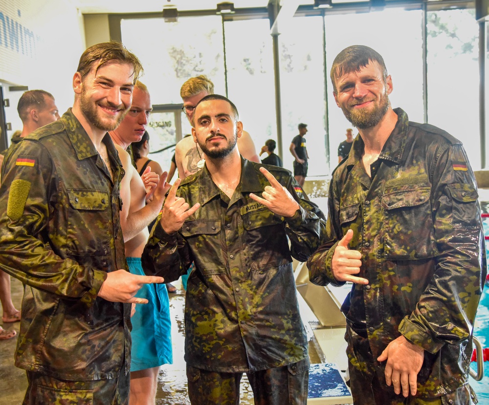 7th Army NCOA Participates in Ruck and Swim for GAFPB