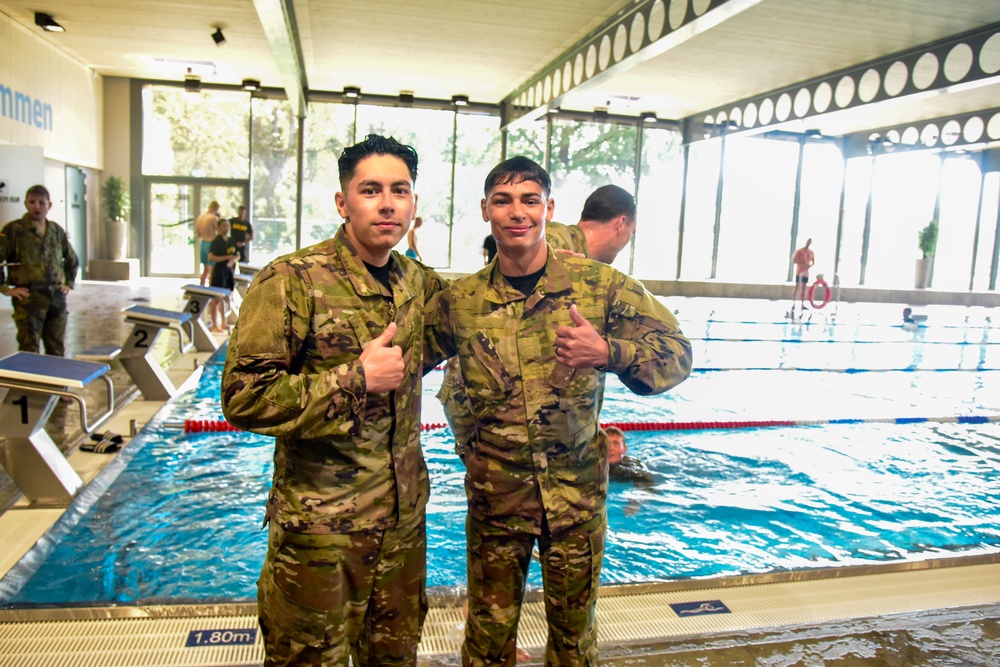 7th Army NCOA Participates in Ruck and Swim for GAFPB