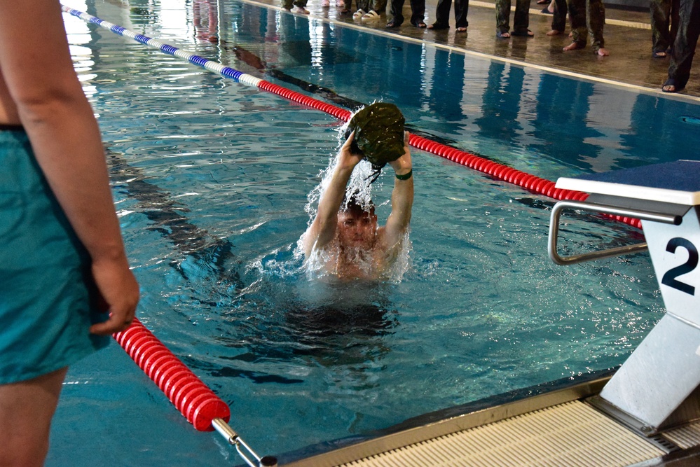 7th Army NCOA Participates in Ruck and Swim for GAFPB
