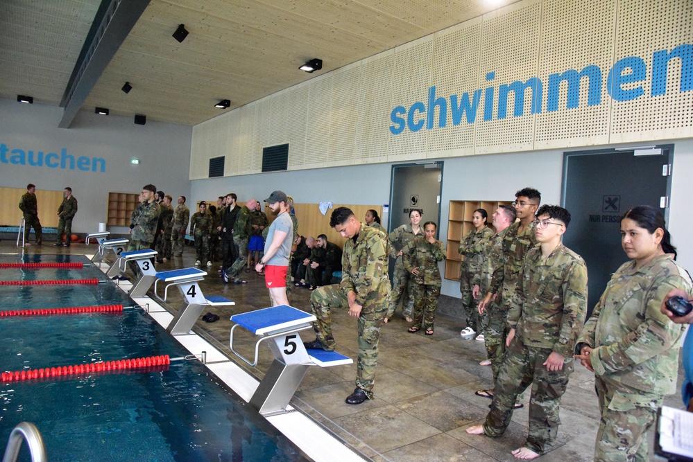7th Army NCOA Participates in Ruck and Swim for GAFPB