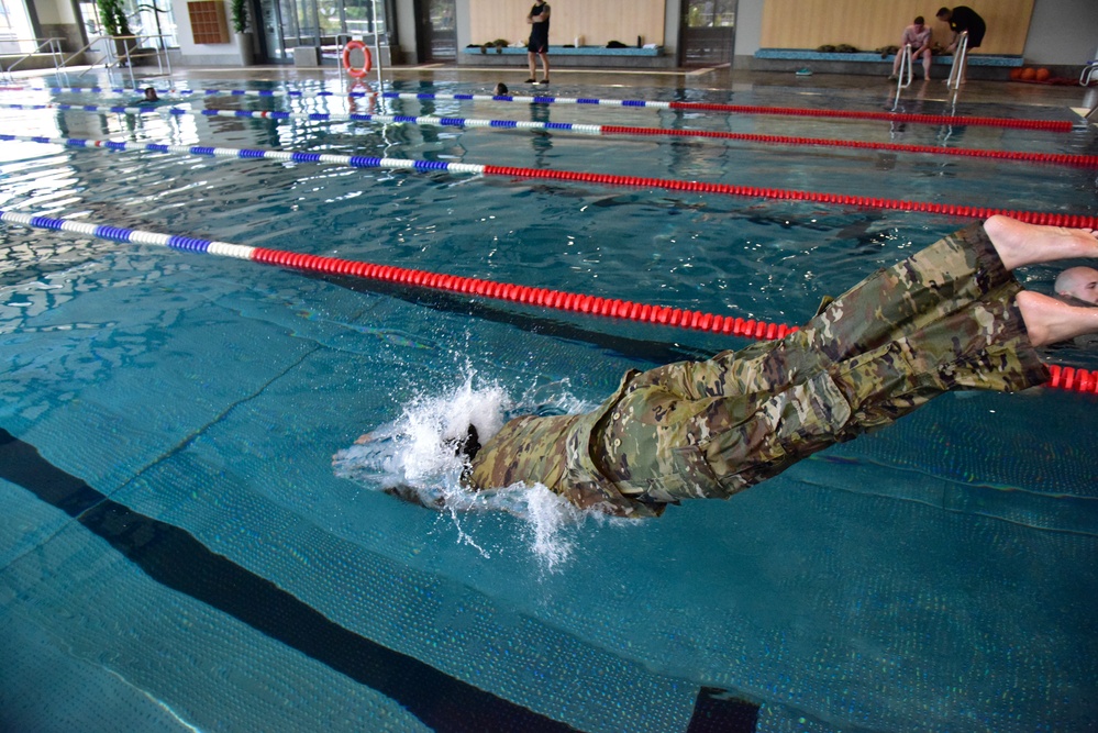 7th Army NCOA Participates in Ruck and Swim for GAFPB